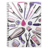 化粧の円のデザイン ノートブック (正面)
