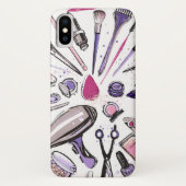 化粧の円のデザイン Case-Mate iPhoneケース (裏面)