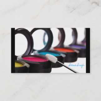 化粧の化粧品の芸術家のアイシャドウ 名刺