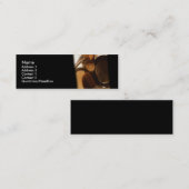 化粧の名刺 スキニー名刺 (正面/裏面)