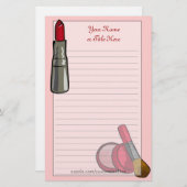 化粧の文房具 便箋 (正面/裏面)