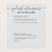 化粧の毛の銀のグリッターのグラデーションな目のアフターケア 名刺 (内部フラット)