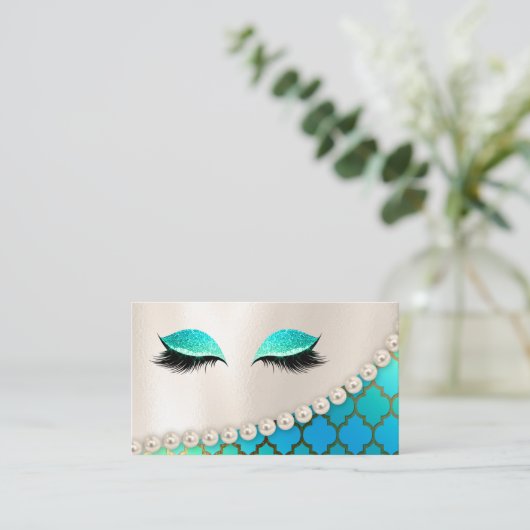 化粧の目の鞭はモトッコ人を打ちます 名刺 (スタンド正面)