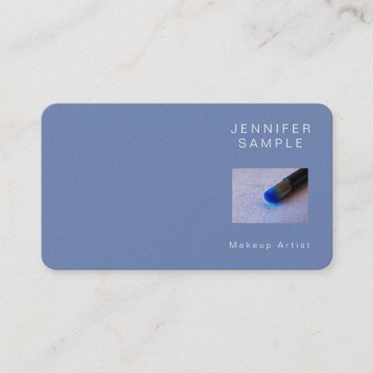 化粧の美容院のモダンでエレガントなプロフェッショナル 名刺 (正面)