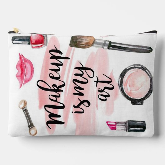 化粧は私の技だ アクセサリーポーチ (正面)