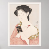 化粧を施した橋口五葉日本の女 ポスター (正面)
