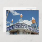 化粧アイスクリームスタンド ポストカード (正面/裏面)