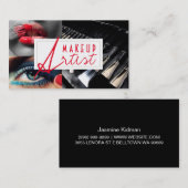 化粧アモダンーティスト美容学名刺 名刺 (正面/裏面)