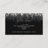 化粧アーティストトレンディールミナスシルバーグリッタースターズ 名刺 (裏面)