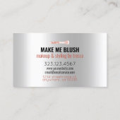 化粧アーティストバラグリッター+メタルプラチナアイス 名刺 (裏面)