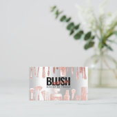 化粧アーティストバラグリッター+メタルプラチナアイス 名刺 (スタンド正面)