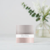 化粧アーティストバラ金ゴールドグレガーリーイ スクエア名刺 (スタンド正面)