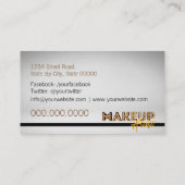 化粧アーティストマーキー 名刺 (裏面)