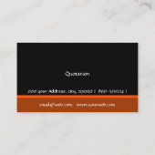 化粧アーティストモノグラエレガントム 名刺 (裏面)