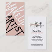 化粧アーティスト名刺 名刺 (正面/裏面)