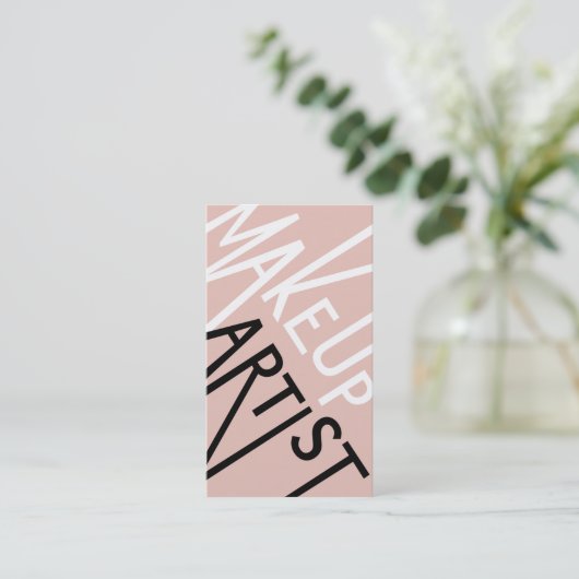 化粧アーティスト名刺 名刺 (スタンド正面)