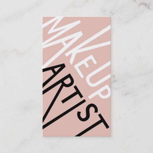 化粧アーティスト名刺 名刺 (正面)