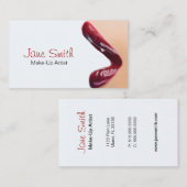 化粧アーティスト名刺 名刺 (正面/裏面)