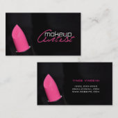 化粧アーティスト美容師化粧品美しい 名刺 (正面/裏面)