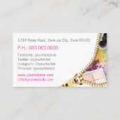 化粧アーティスト 名刺 (裏面)