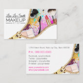 化粧アーティスト 名刺 (正面/裏面)