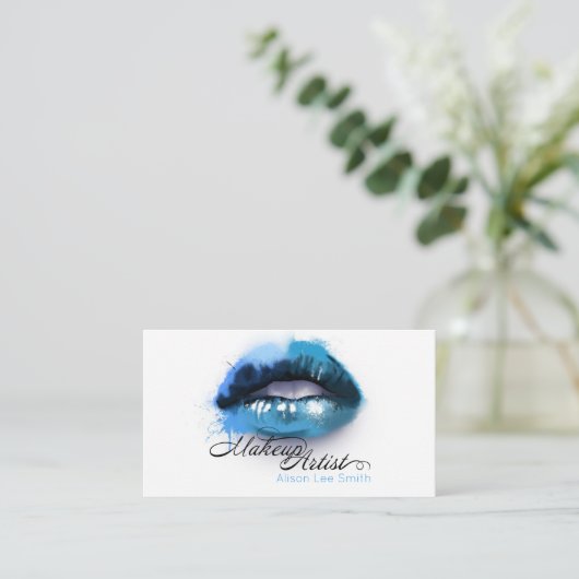 化粧アーティスト 名刺 (スタンド正面)