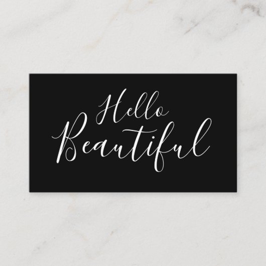 化粧アーティスト/美容師トレンディー名刺 名刺 (正面)