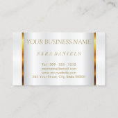 化粧アーティスト(金ゴールド紙吹雪付き)とレインボーリップス2 名刺 (裏面)