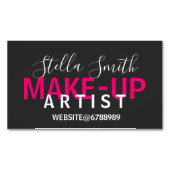 化粧アーテパーソナライズされたィスト標準 マグネット名刺 (正面)