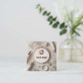 化粧エレガント品配置 スクエア名刺 (スタンド正面)