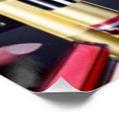 化粧カラフルコラージュ ポスター (コーナー)