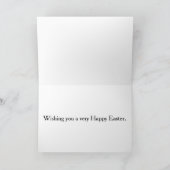 化粧カラフル卵ハッピーイースター シーズンカード (内部)