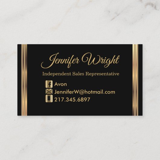 化粧コスメ 名刺 (裏面)