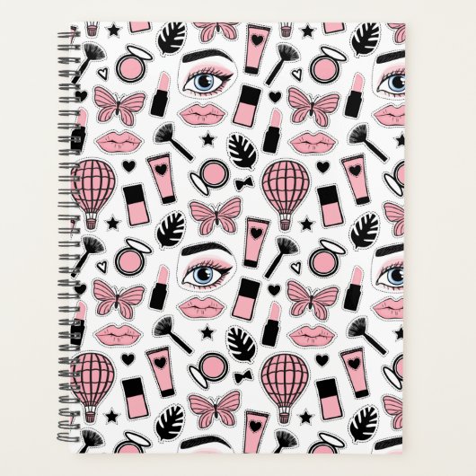 化粧シールパターン プランナー手帳 (正面)