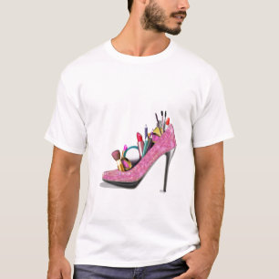 化粧ハイヒール Tシャツ