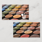 化粧パレット | メイクアップブラシアイコン 名刺 (正面/裏面)