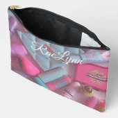 化粧パーソナライズされたする アクセサリーポーチ (見開き)