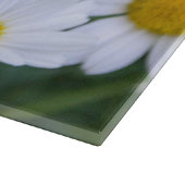化粧パーソナライズされたガラス切断板デイジー カッティングボード (角)