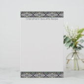 化粧パーソナライズされた固定シート 便箋 (スタンド正面)