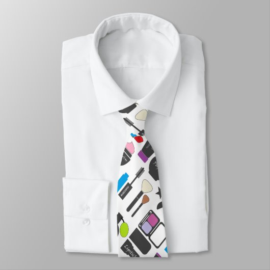 化粧ファンキー化粧品コラージュ模様 ネクタイ (タイ)