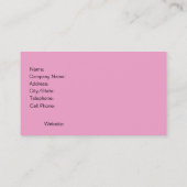 化粧プロI -メーキャップアーティストの美容師 名刺 (裏面)