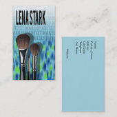 化粧プロI -メーキャップアーティストの美容師 名刺 (正面/裏面)