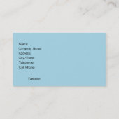 化粧プロI -メーキャップアーティストの美容師 名刺 (裏面)