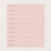 化粧ヘアバラ金ゴールドグリッターパステルアポイントメント 名刺 (内部フラット)