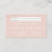 化粧ヘアバラ金ゴールドグリッター赤面共有ザラブ 紹介カード (裏面)