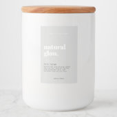 化粧モダンボトルラベル フードラベル (正面)