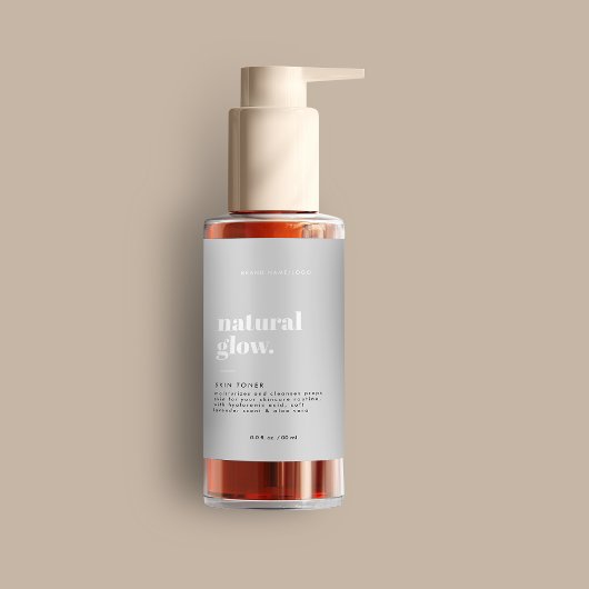 化粧モダンボトルラベル フードラベル