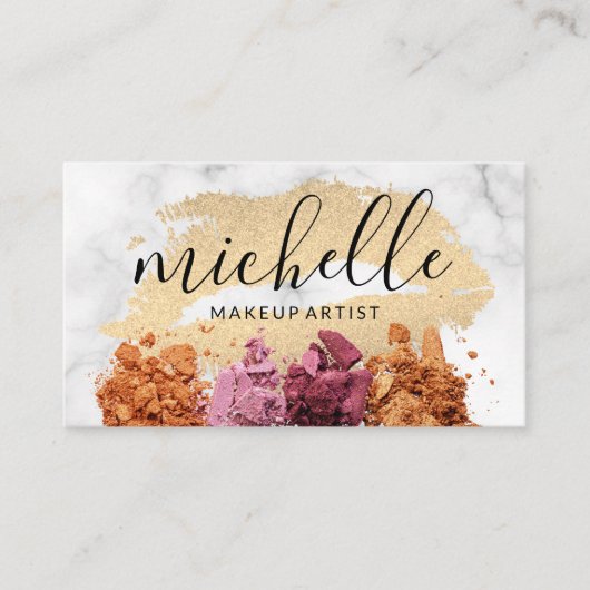 化粧下地パウダー | キス染色 名刺 (正面)