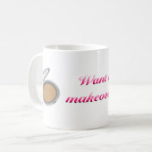 化粧品の再生のマグ コーヒーマグカップ (正面左)