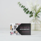 化粧品の名刺のテンプレート 名刺 (スタンド正面)
